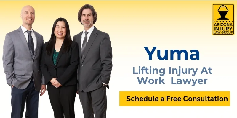 best lifting injury at work lawyer in Yuma